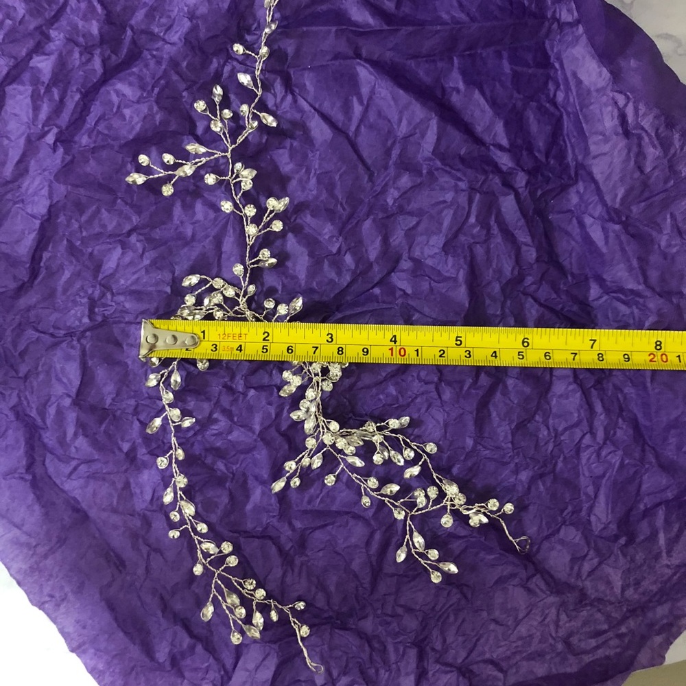 Bridal Headpiece Rhinestone - Picture 7 of 12